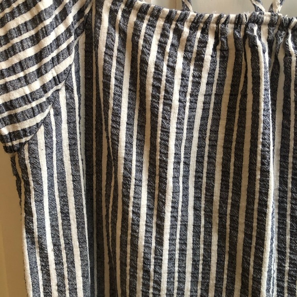 Lush Dress like Linen with Straps Off Shoulder M - Picture 2 of 3